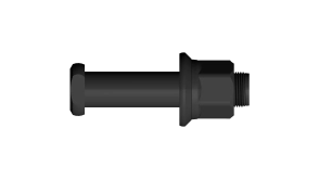 BULON RUEDA TRAS 1633/1938 22X120 C/ TUERCA LLAVE 32MM C/ARO