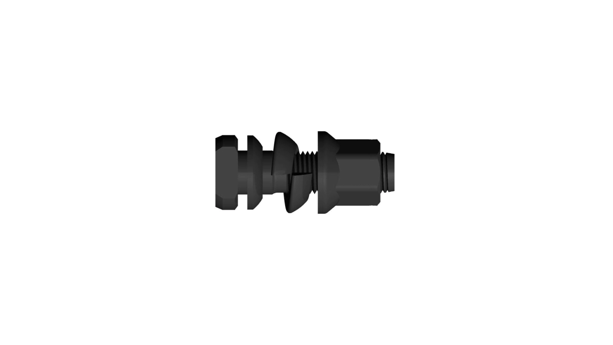 BULON RUEDA DEL 608 14X50 C/AR. CONICA, GROWER Y TUERCA LLAVE 19MM