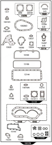 JUEGO JUNTAS MOTOR 710 OM364/A