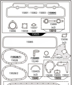 JUEGO JUNTAS MOTOR L-1620 ECOL.
