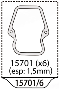 JUNTA TAPA DE VALVULA 1938 ELECTR.