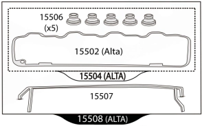 JUNTA TAPA VALVULA OM 904
