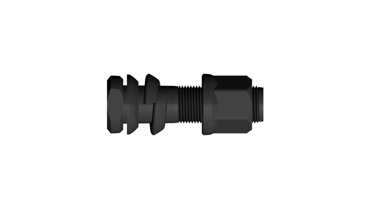 BULON RUEDA DEL/TRAS 1114 20X75 C/AR. CONICA, GROWER Y TUERCA LLAVE 27MM